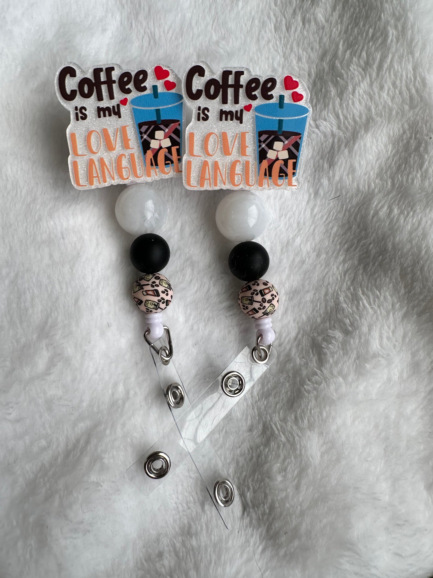 Badge Reel Coffee Themed