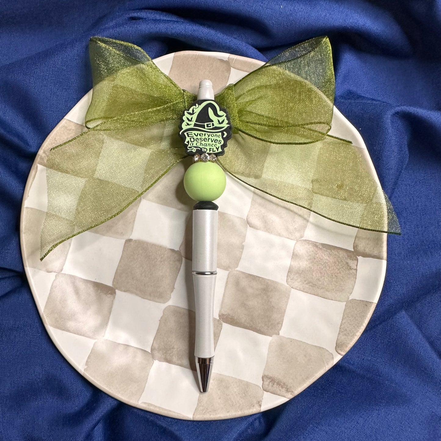 Beaded Plastic Pen