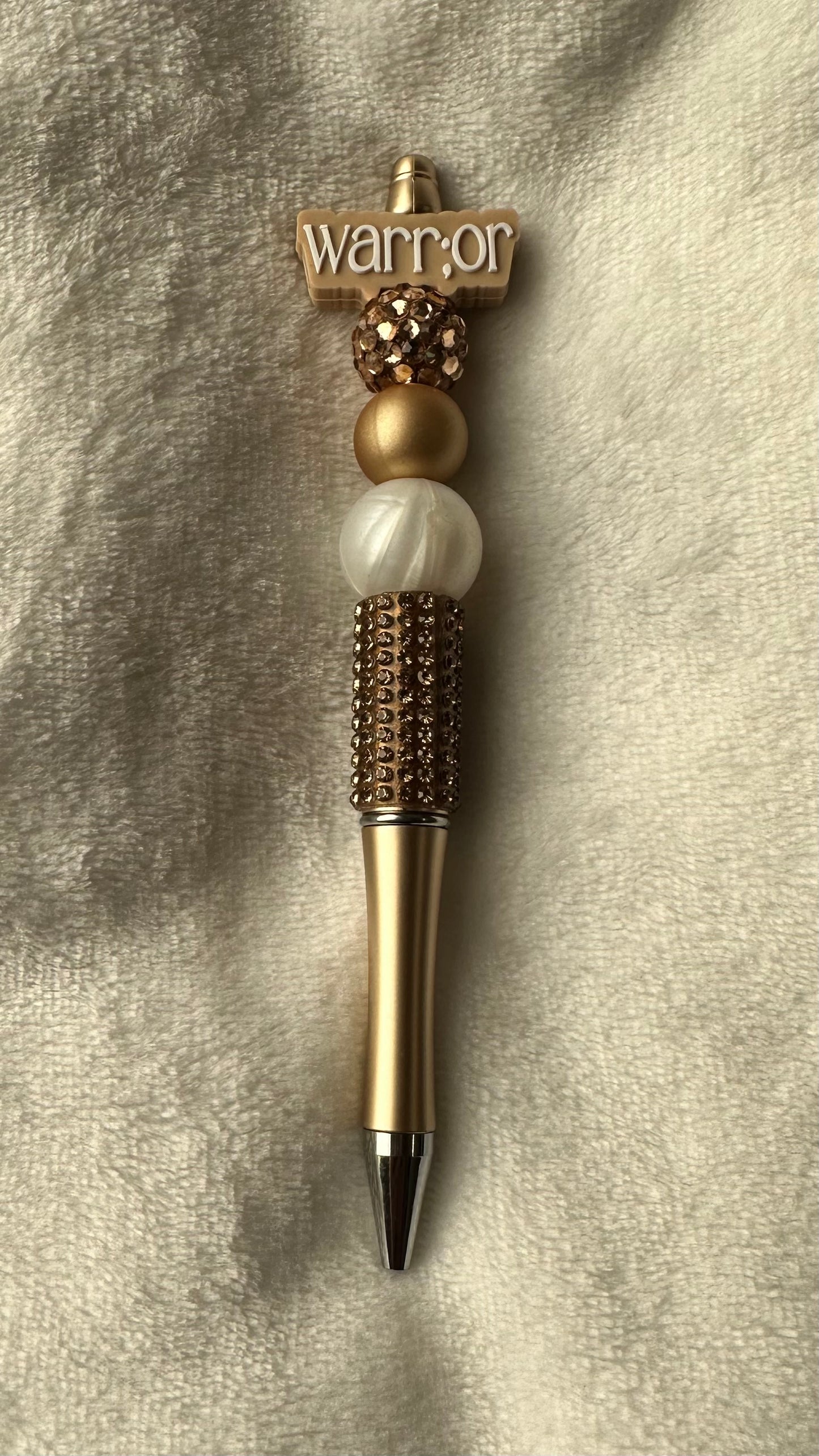 Beaded Plastic Pen