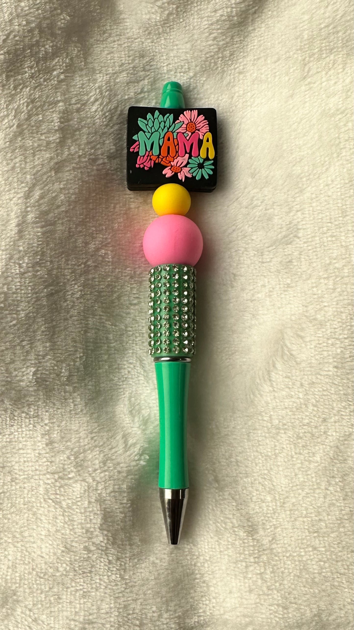 Beaded Plastic Pen