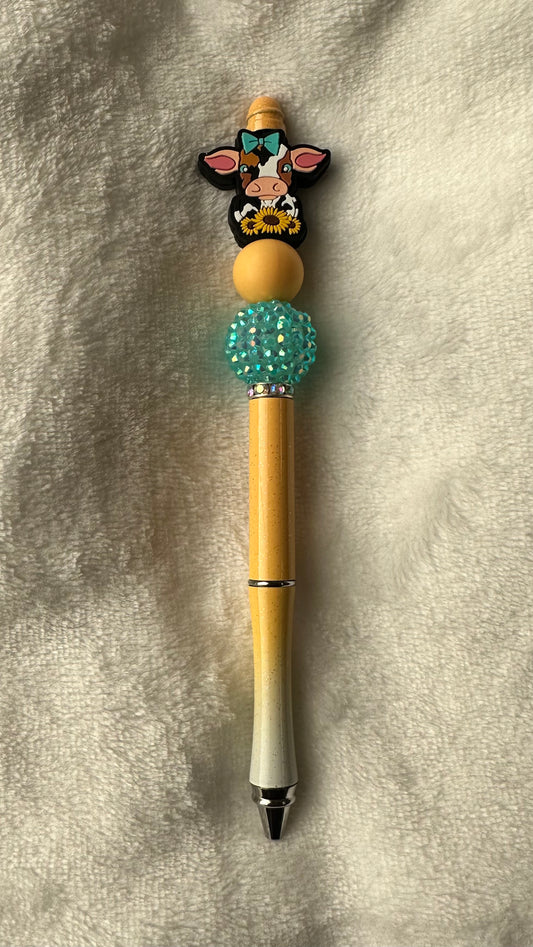 Beaded Metal Pen