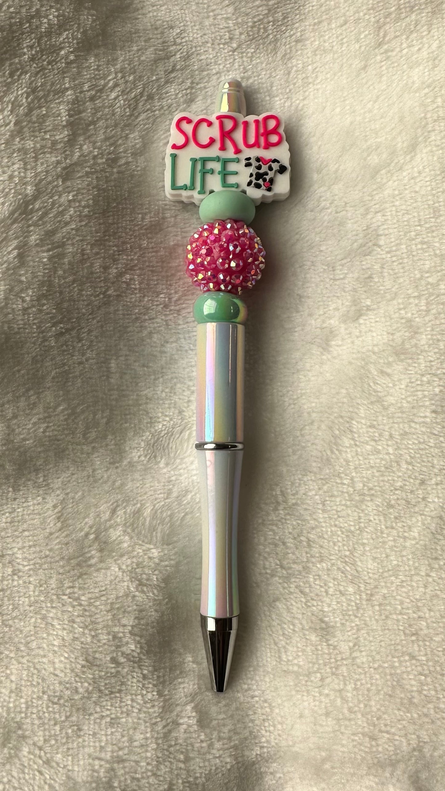 Beaded Plastic Pen