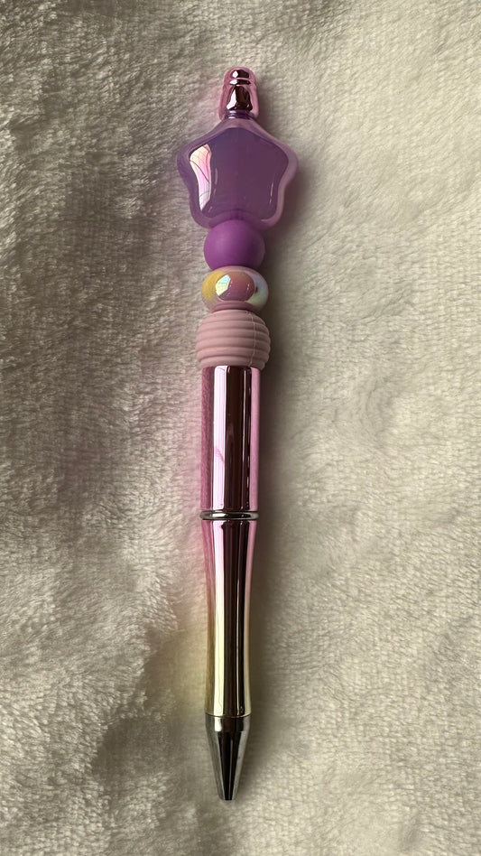 Beaded Plastic Pen