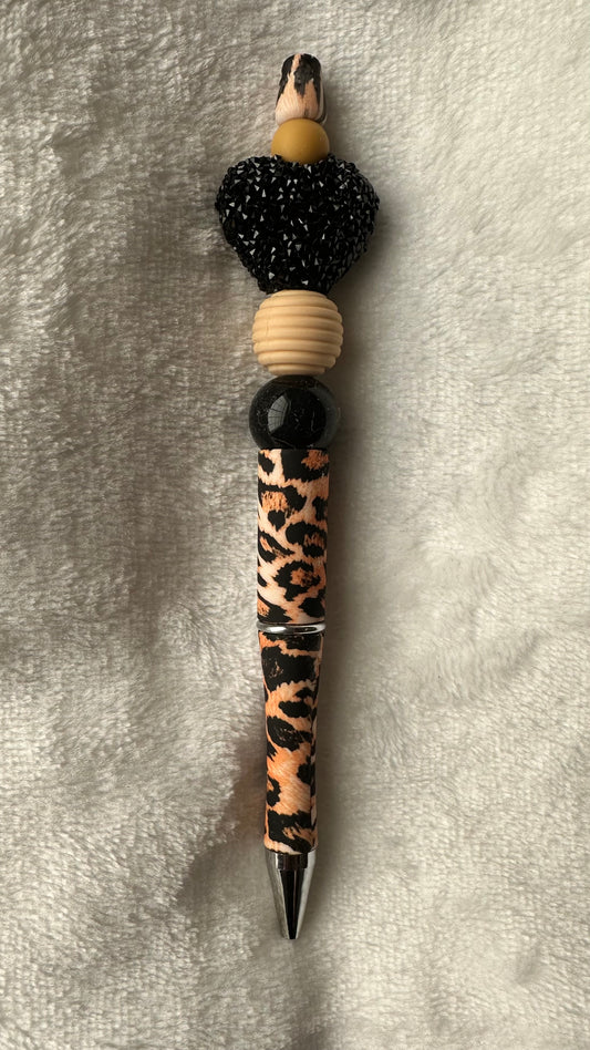 Beaded Plastic Pen