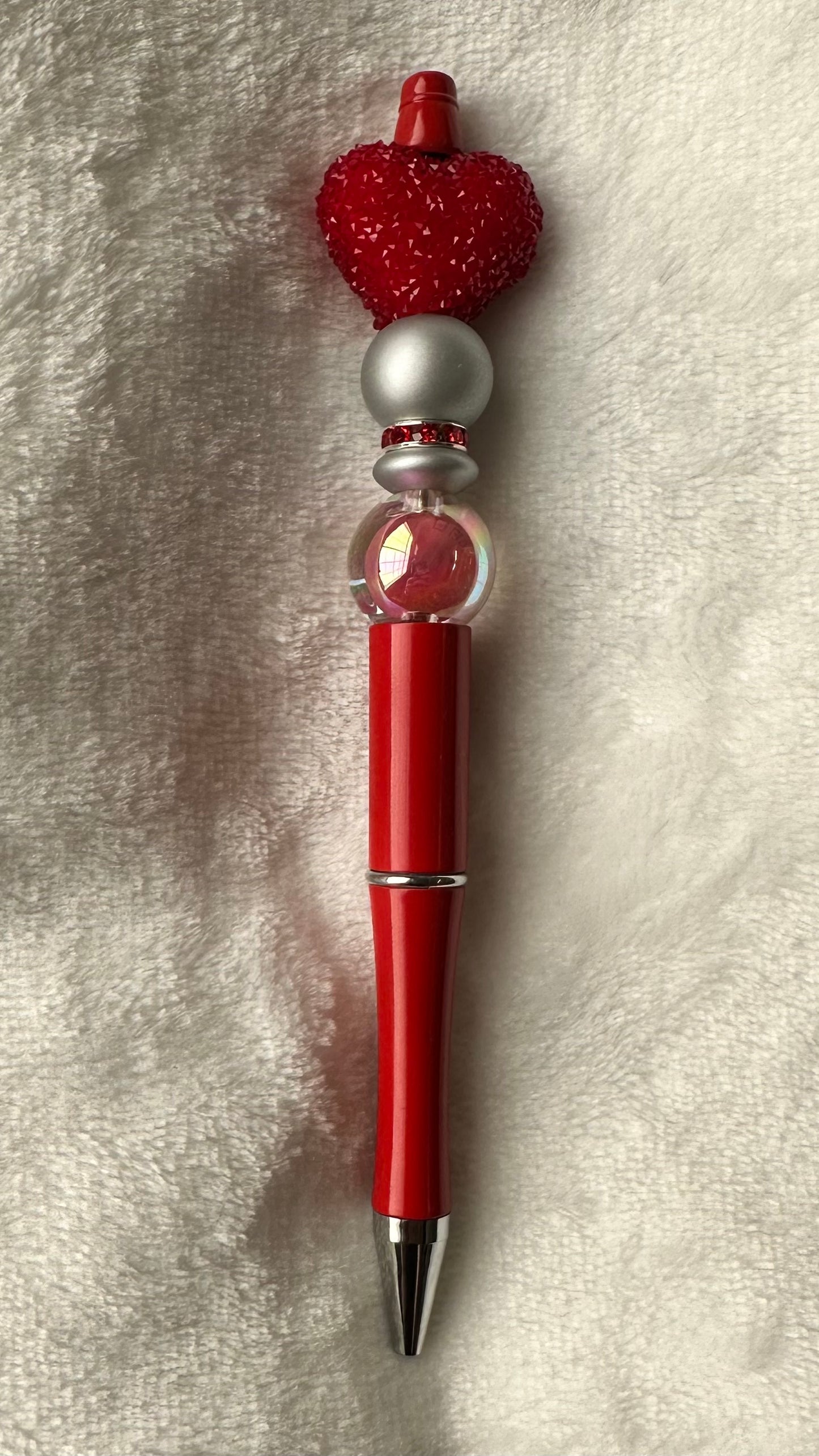 Beaded Plastic Pen