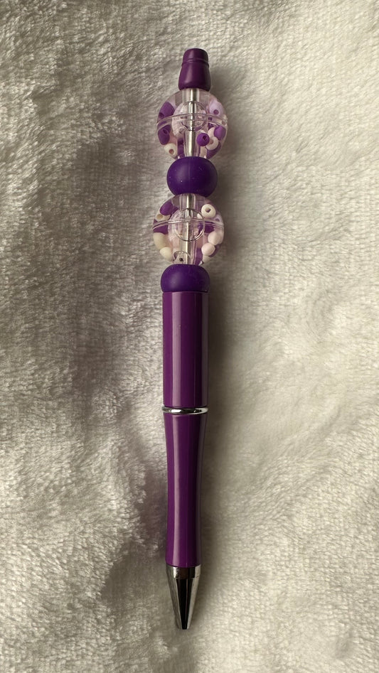 Beaded Plastic Pen