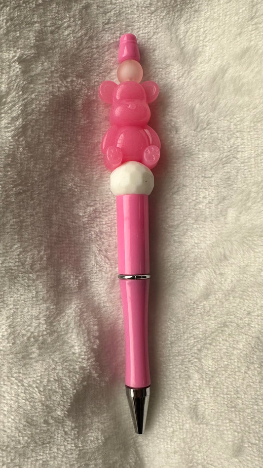 Beaded Plastic Pen