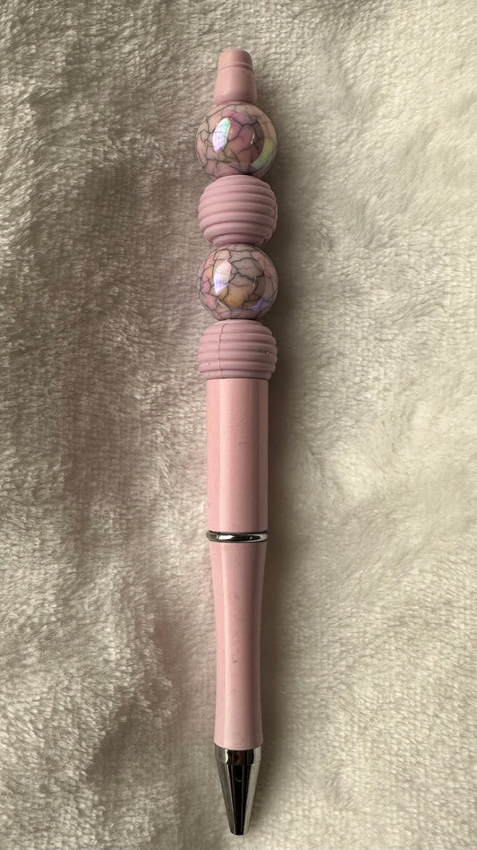 Beaded Plastic Pen