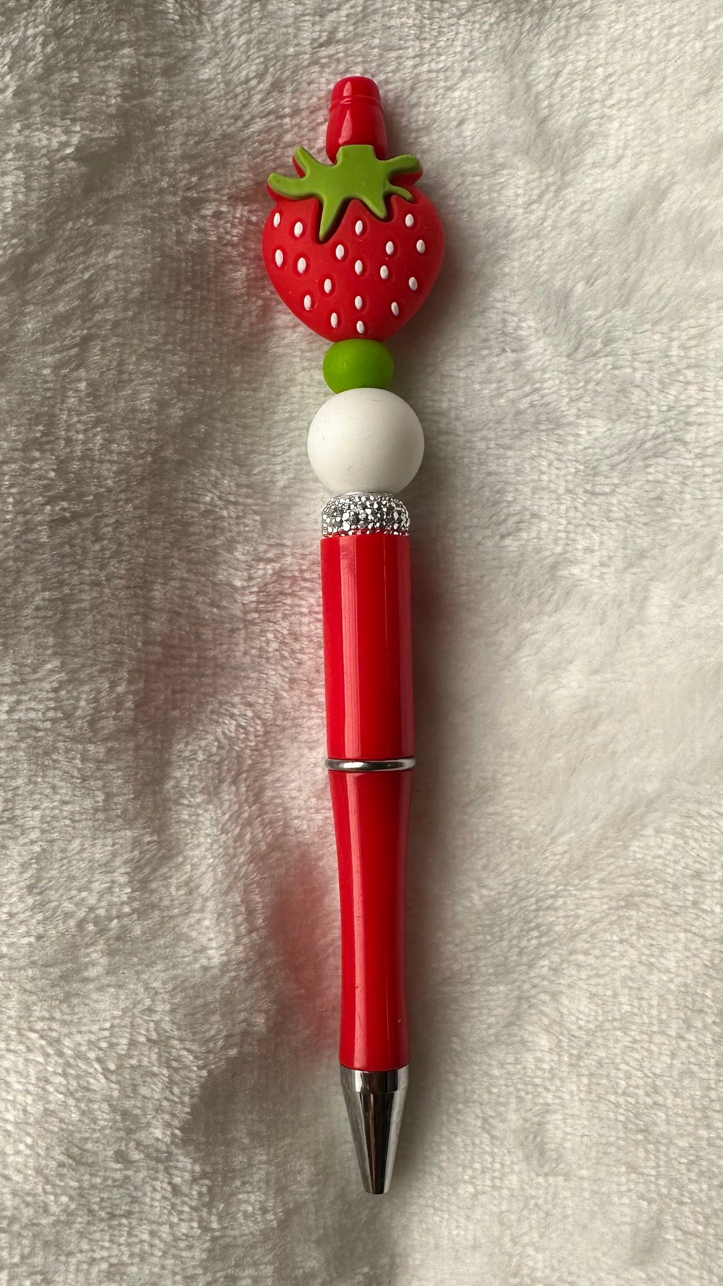 Beaded Plastic Pen