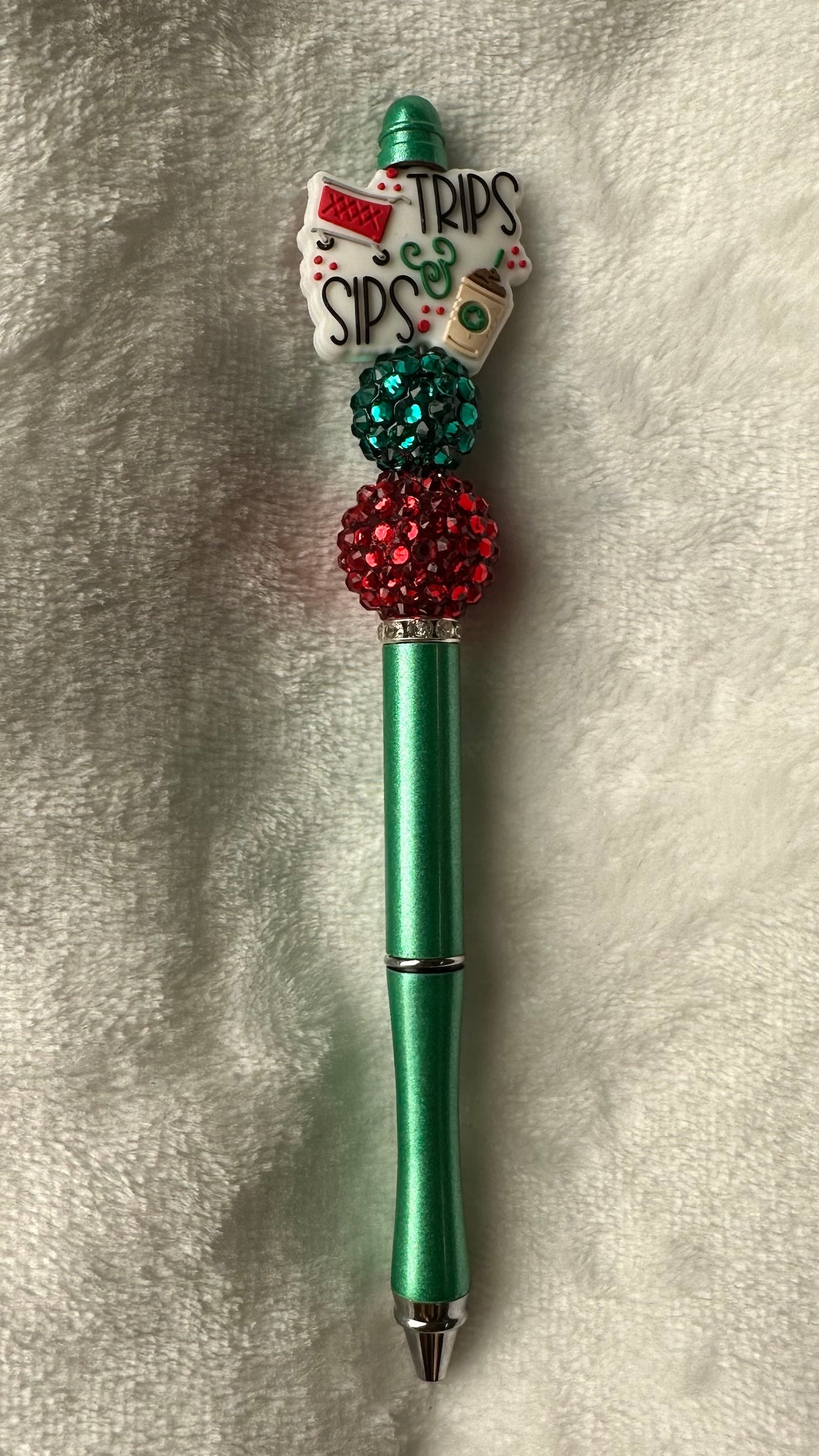 Beaded Metal Pen