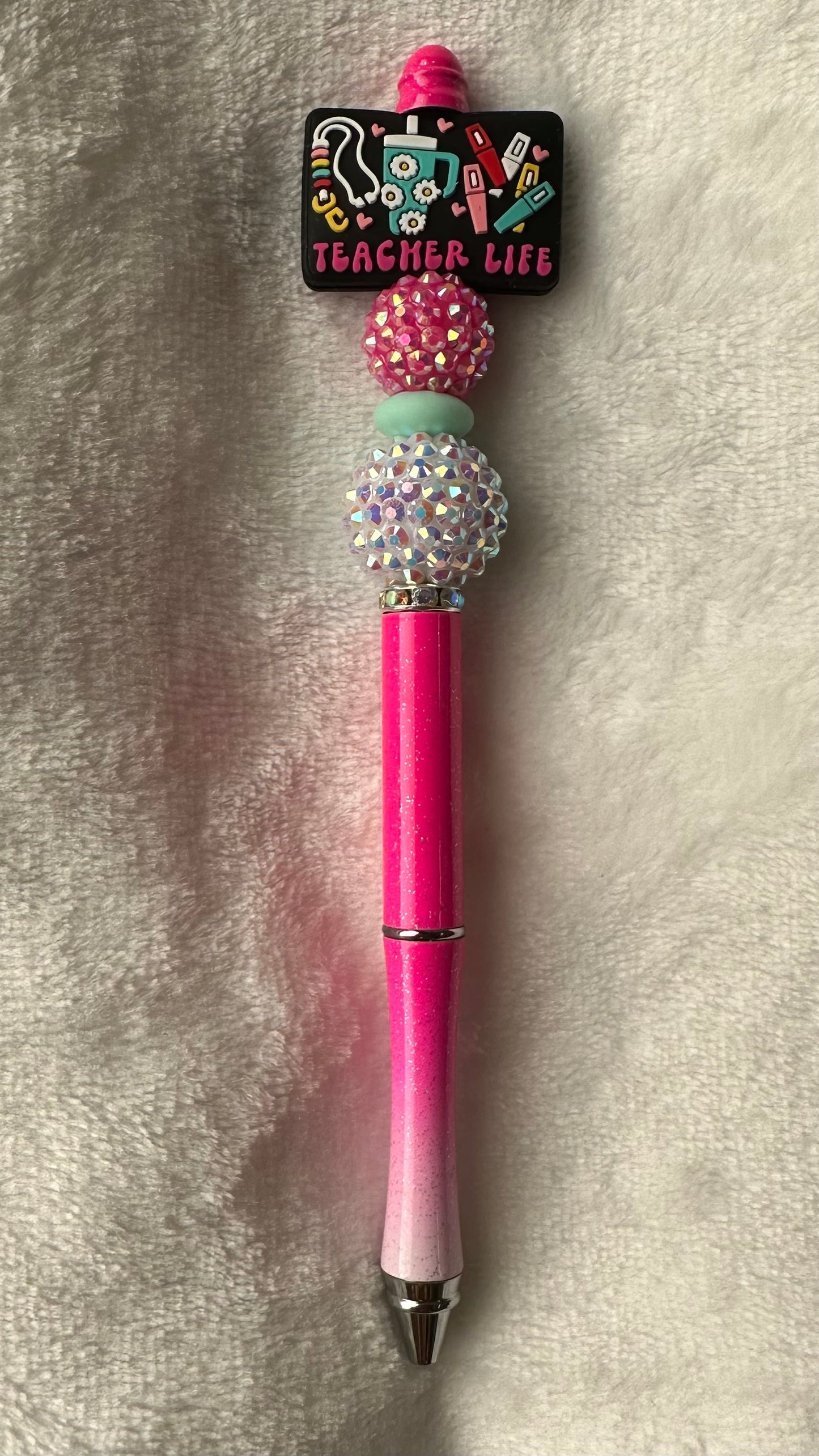 Beaded Metal Pen