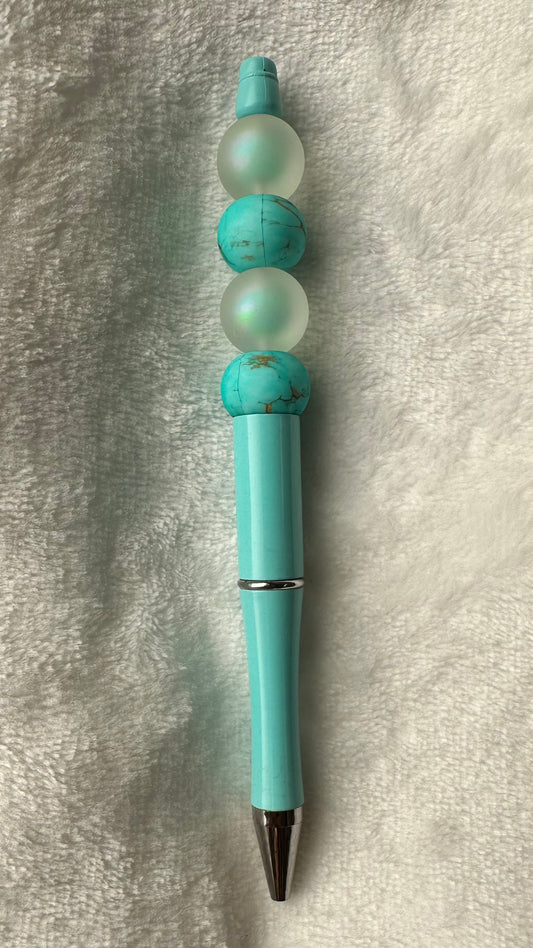 Beaded Plastic Pen