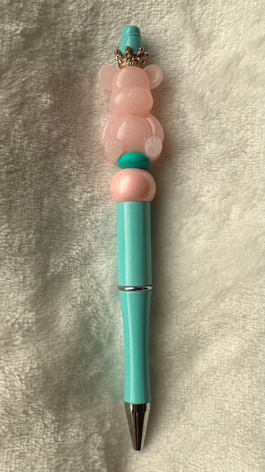 Beaded Plastic Pen