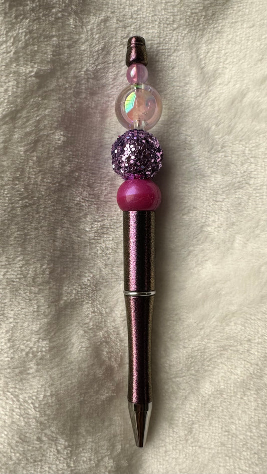 Beaded Plastic Pen