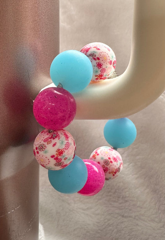 Silicone Beaded Cup Charm