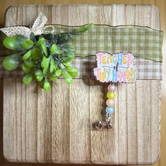 Badge Reels Teacher Themed