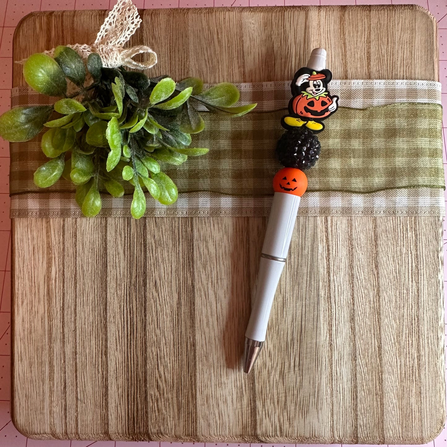 Beaded Plastic Pen