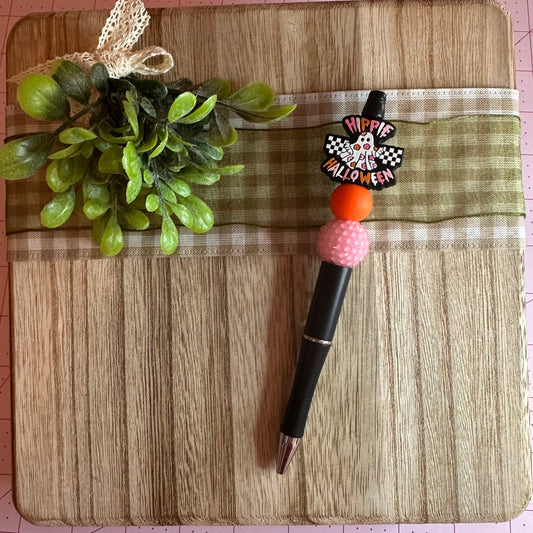 Beaded Plastic Pen