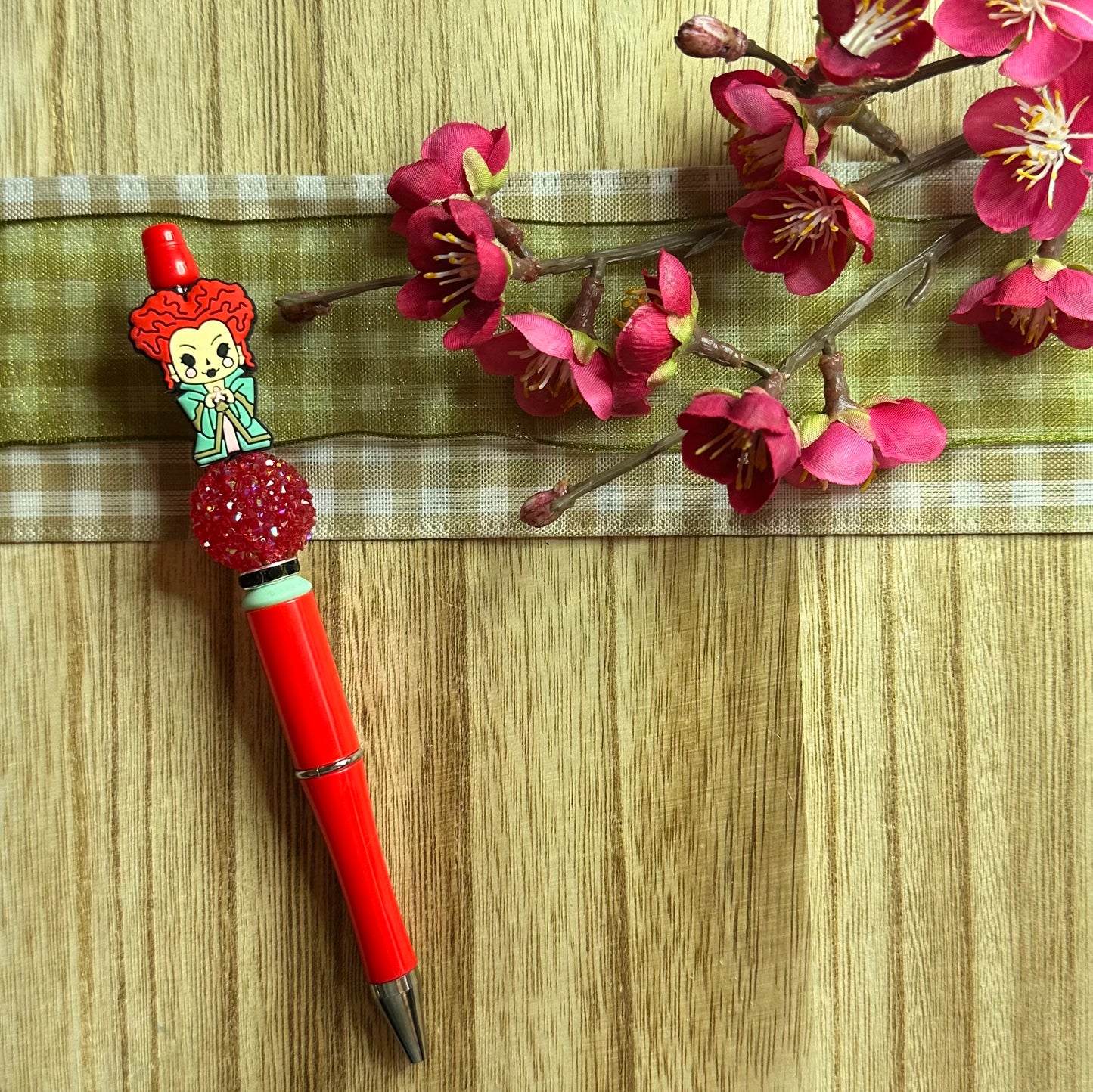 Beaded Plastic Pen