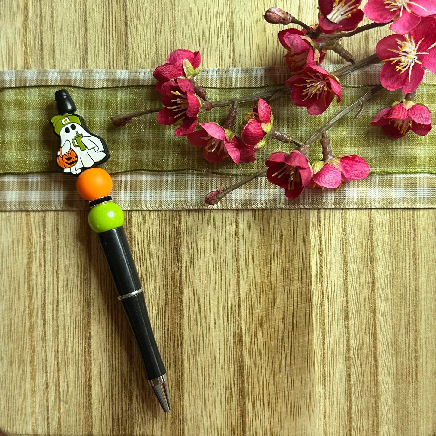 Beaded Plastic Pen